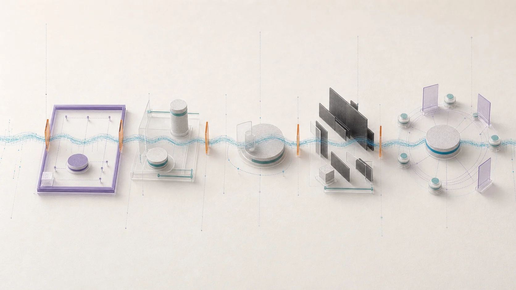 The same signal passing through different contextual structures and emerging as different decisions.