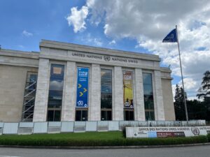The Palais des Nations in Geneva. (J. Heilprin)